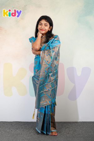 BS-20 বেবি রেডি কাতান শাড়ি