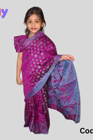 BS-54 বেবি রেডি জামদানী শাড়ি