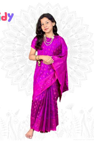 BS-27 বেবি রেডি  জামদানী  শাড়ি