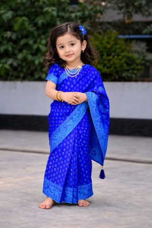 bs 24 বেবি রেডি জামদানী শাড়ি