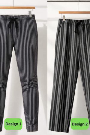 2 Pcs Combo Stripe Trouser ( MT-01+02)
