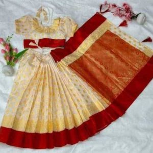 Home চান্দেরি সিল্ক রেডি শাড়ী (code 109)